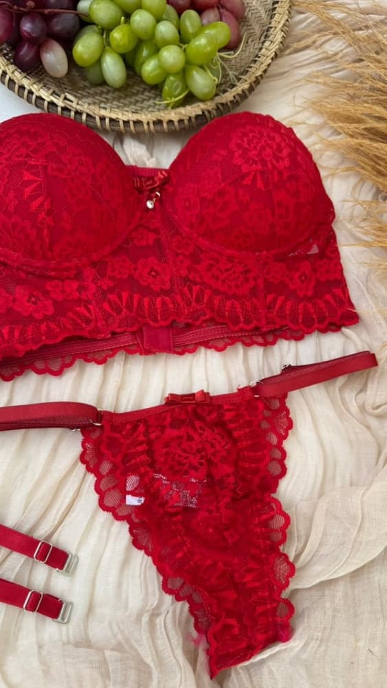 CONJUNTO C/BOJO CROPPED LAURA - Vermelho 2