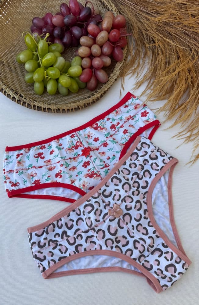 Calcinha Cotton Edith (não é possível escolher cor - cores variadas) 1