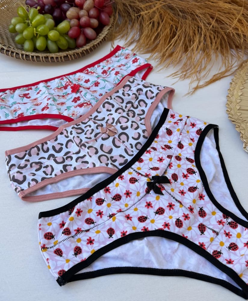 Calcinha Cotton Edith (não é possível escolher cor - cores variadas) 2