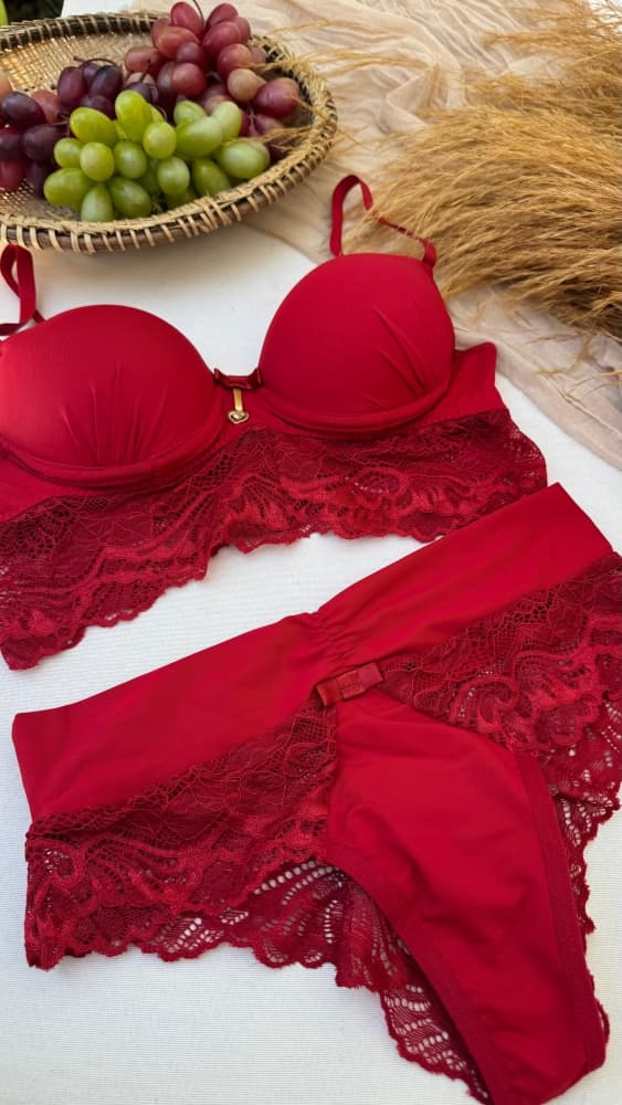 CONJUNTO C/BOJO LAVINIA -VERMELHO