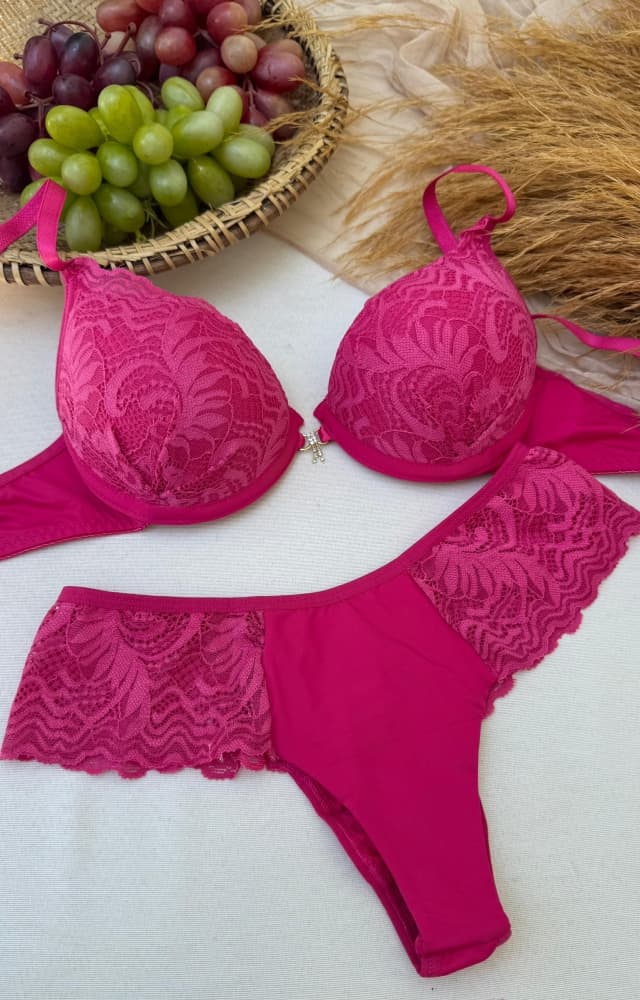 CONJUNTO C/BOJO ULTRALUXO LEONA - PINK