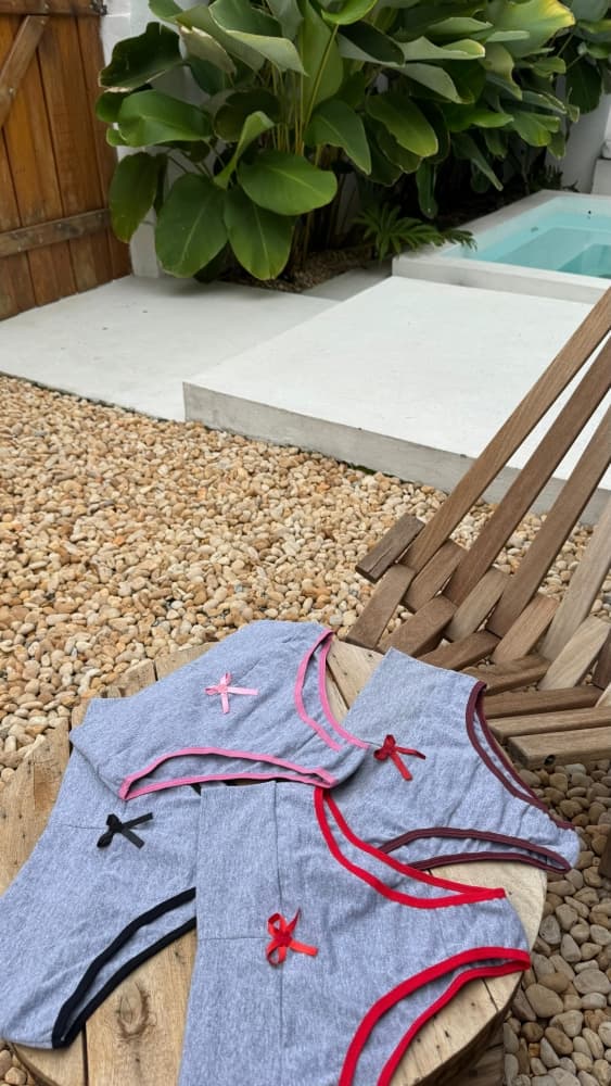 CALCINHA PALA ALTA MESCLA (não é possível escolher cor - cores variadas do vies) 2