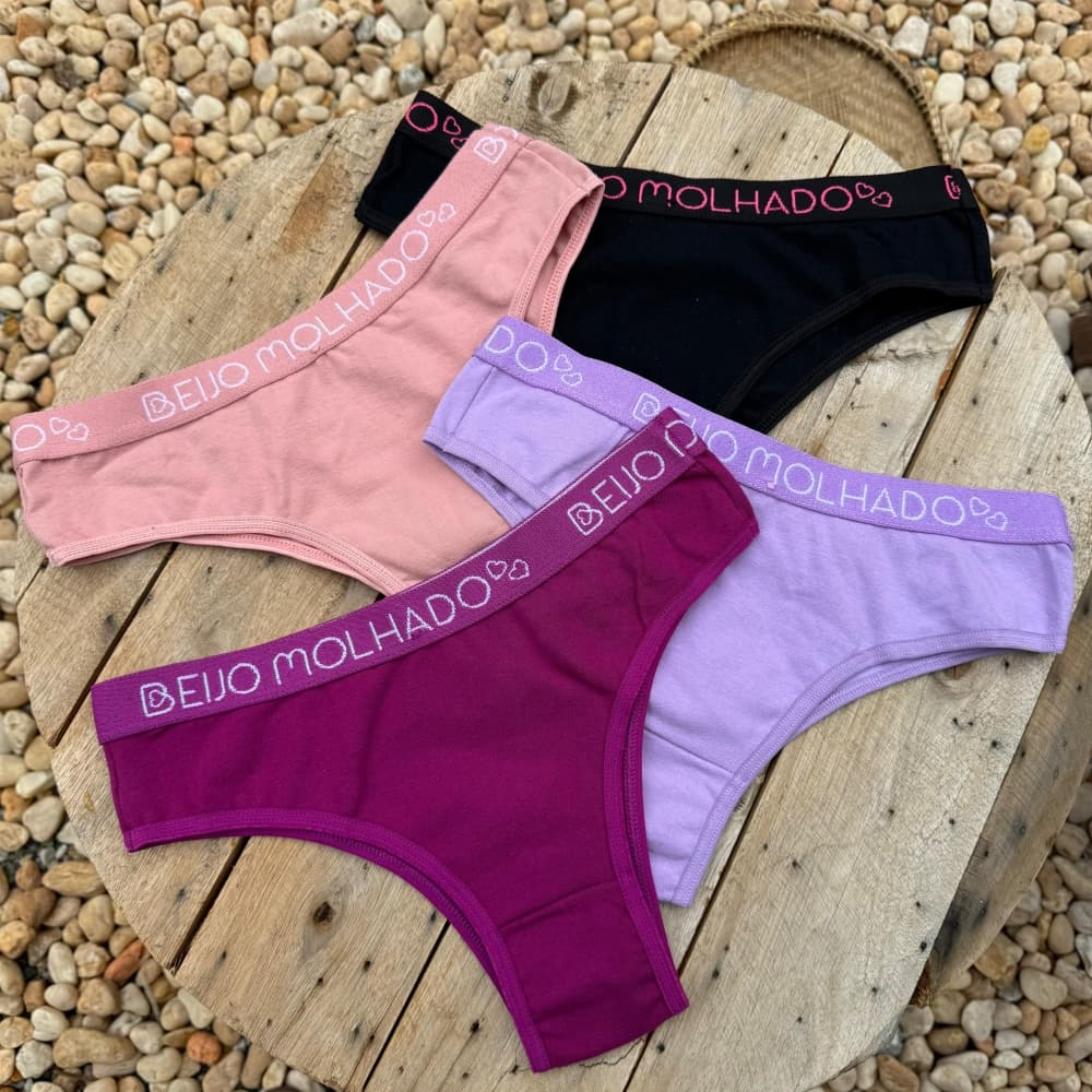 Calcinha Algodao Conforto Katia / 2269 (elasticos variados)