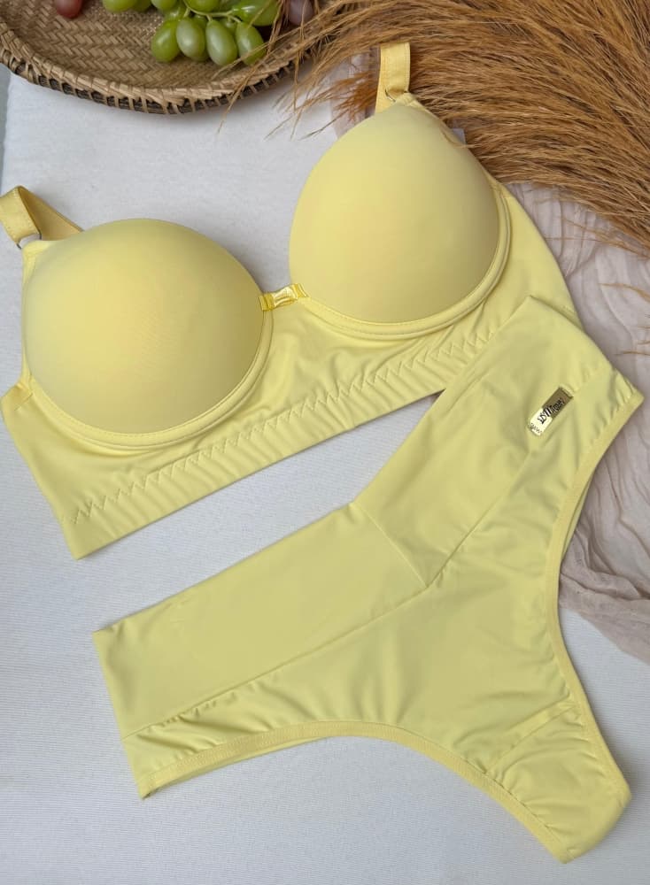 CONJUNTO C/BOJO DEMIMUS - Amarelo