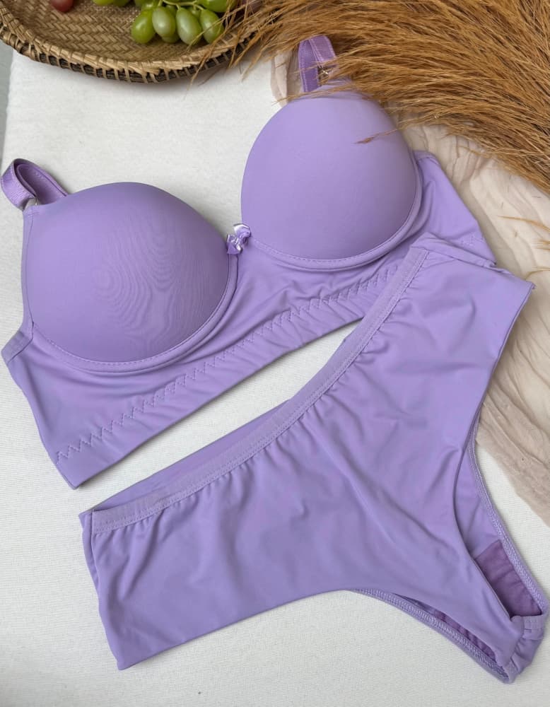 CONJUNTO C/BOJO DEMIMUS - Lilás