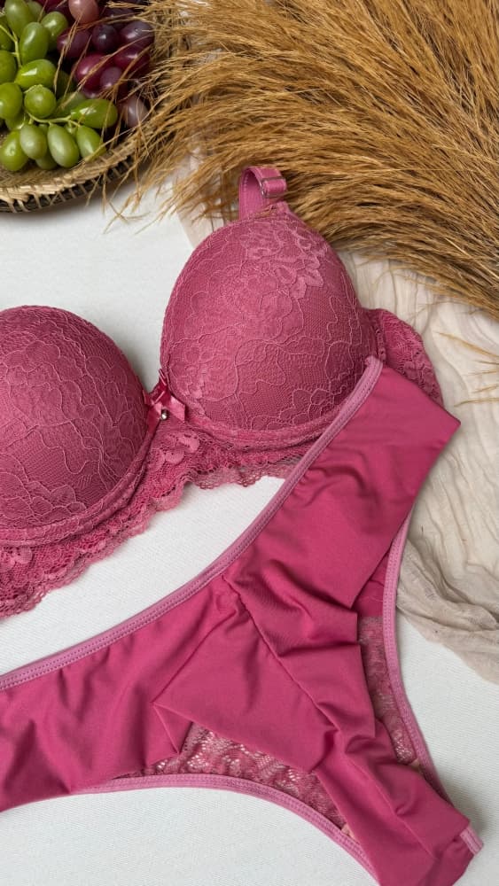 CONJUNTO C/BOJO PLUS SIZE LAVINIA - ROSA SANDIA 3