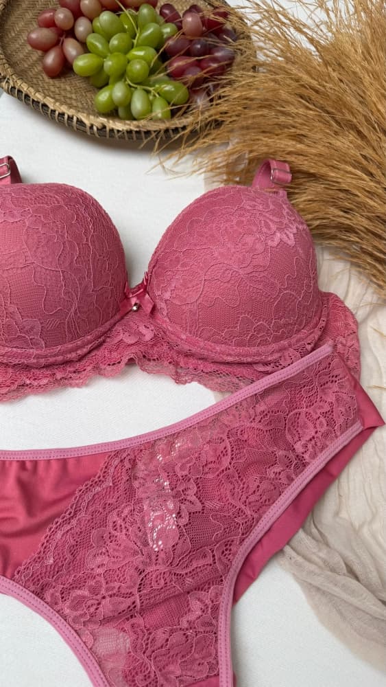CONJUNTO C/BOJO PLUS SIZE LAVINIA - ROSA SANDIA 1