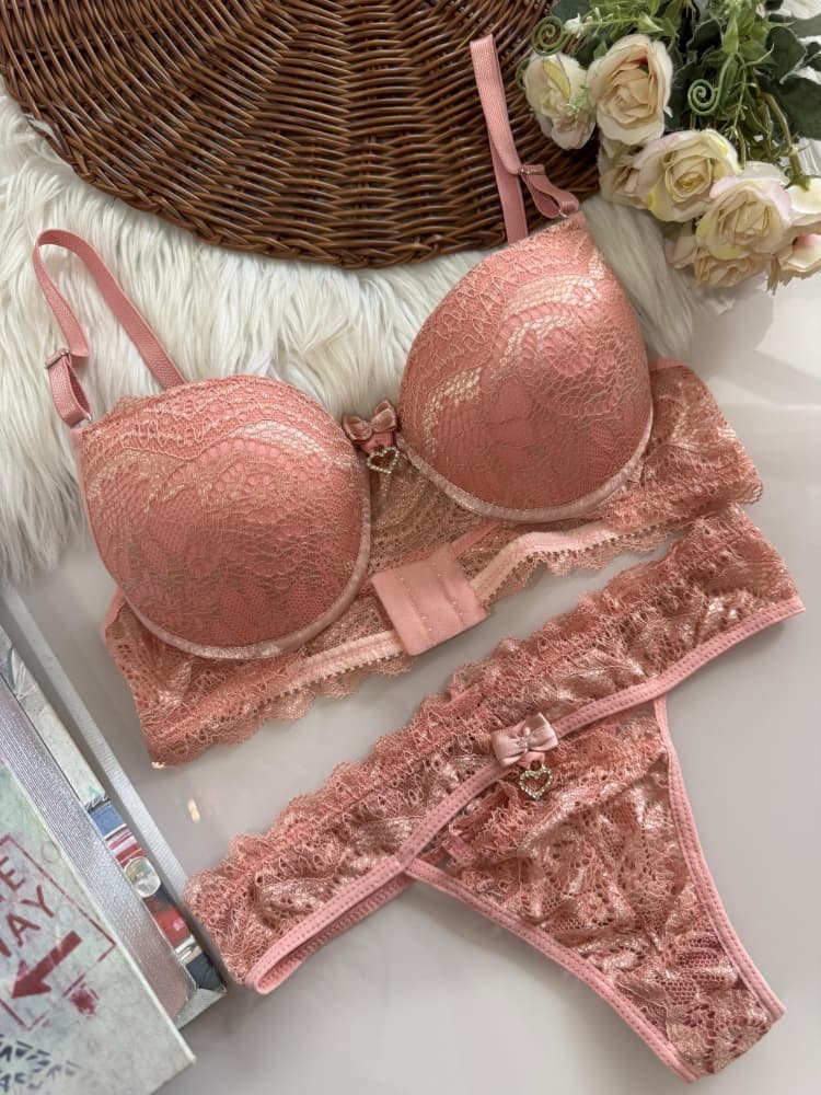 CONJUNTO ULTRA LUXO ROSE -Romance