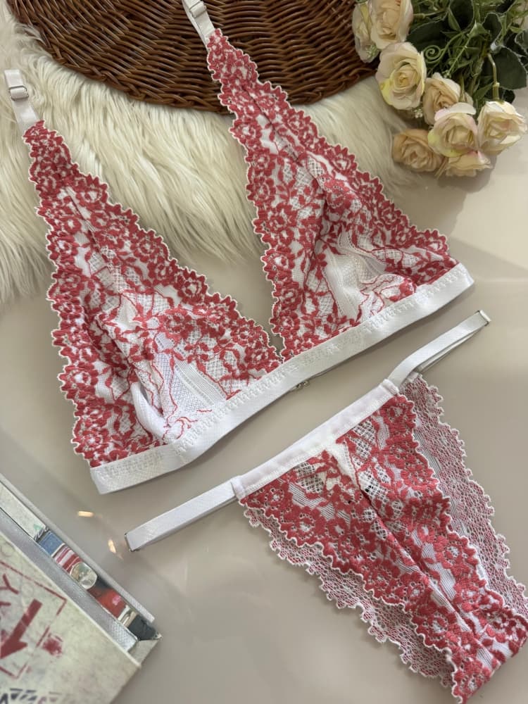 CONJUNTO S/BOJO BICOLOR JULIA - BRANCO