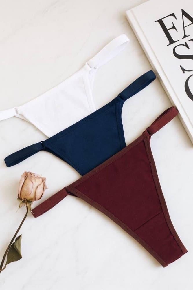 Calcinha fio duplo algodão 2