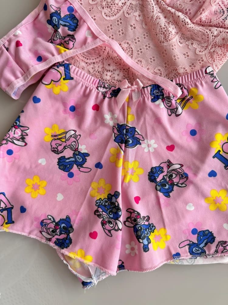 BABY DOLL TRIO ROMA - STITCH ROSA 2