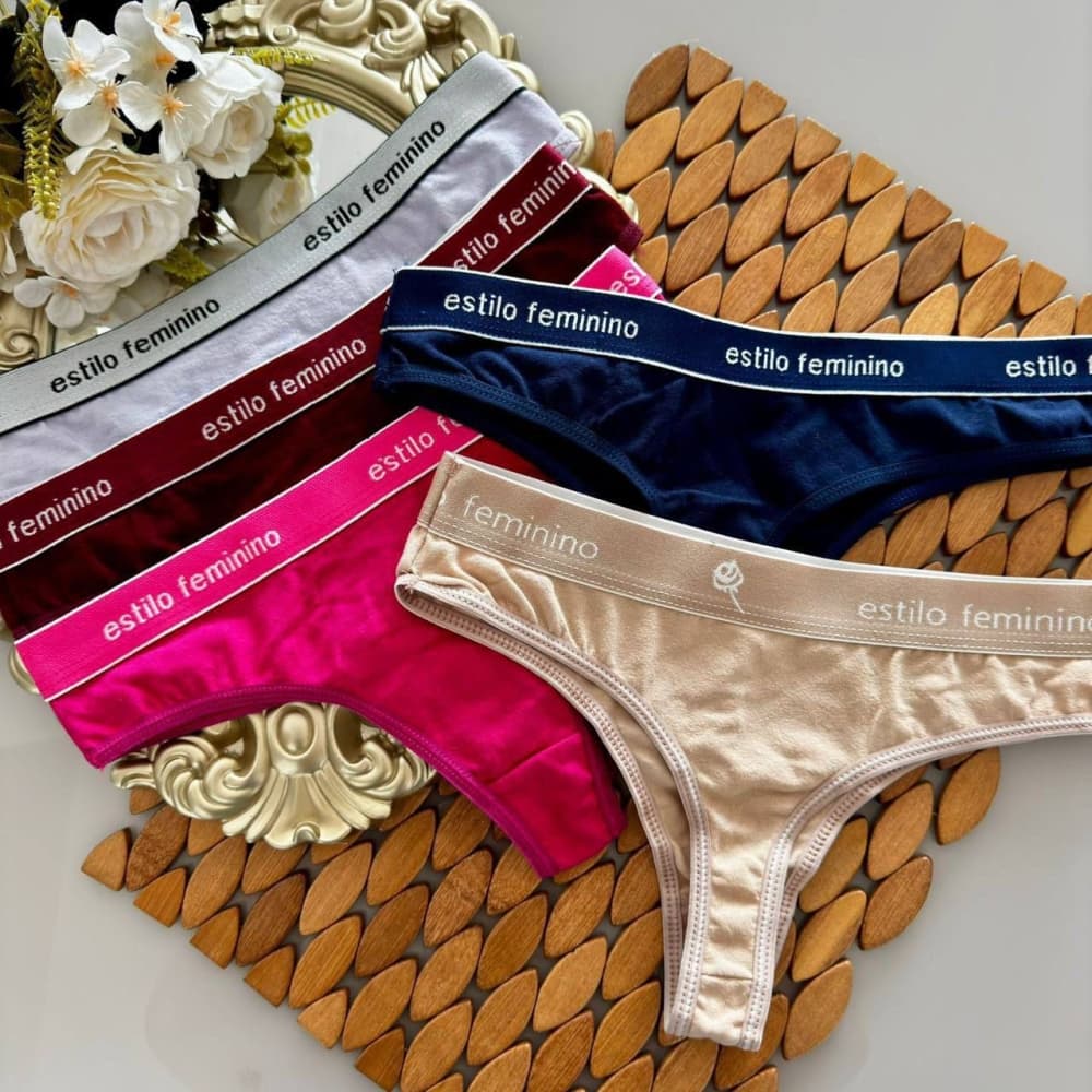 CALCINHA FIO ALGODAO (não é possível escolher cor - cores variadas)