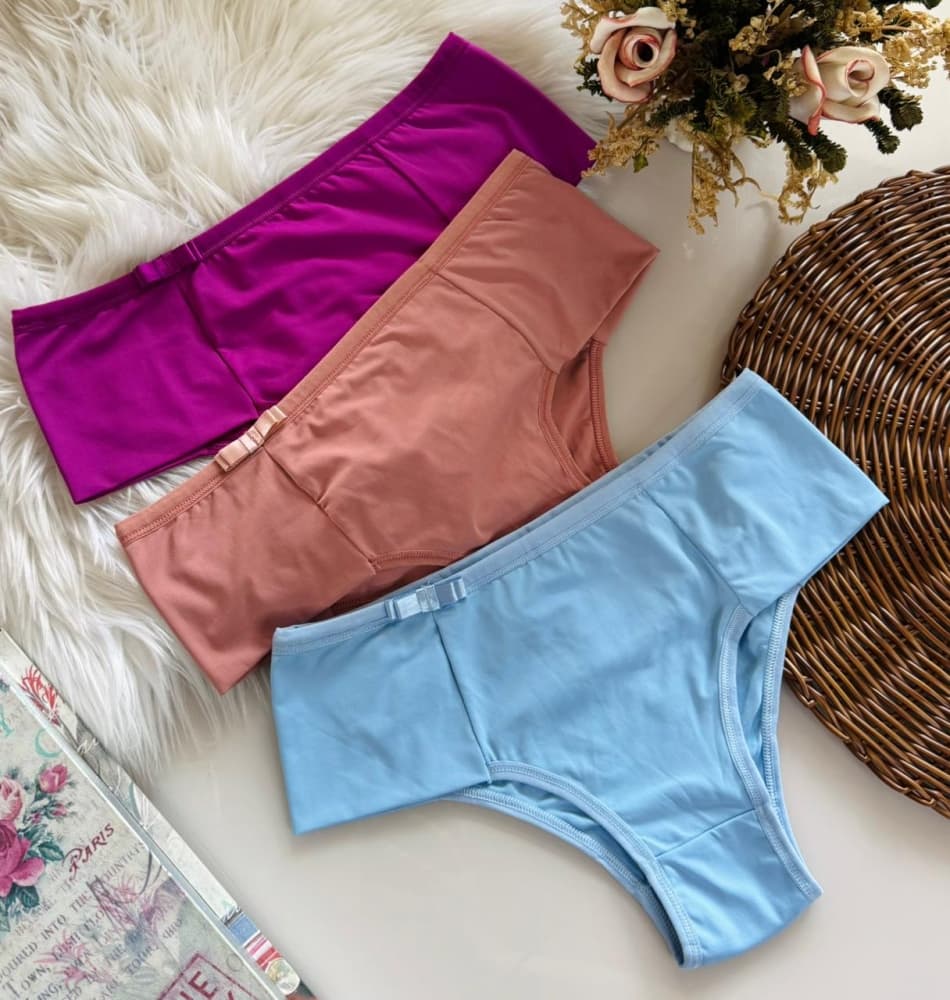 Calcinha conforto microfibra (não é possível escolher cor - cores variadas) 2