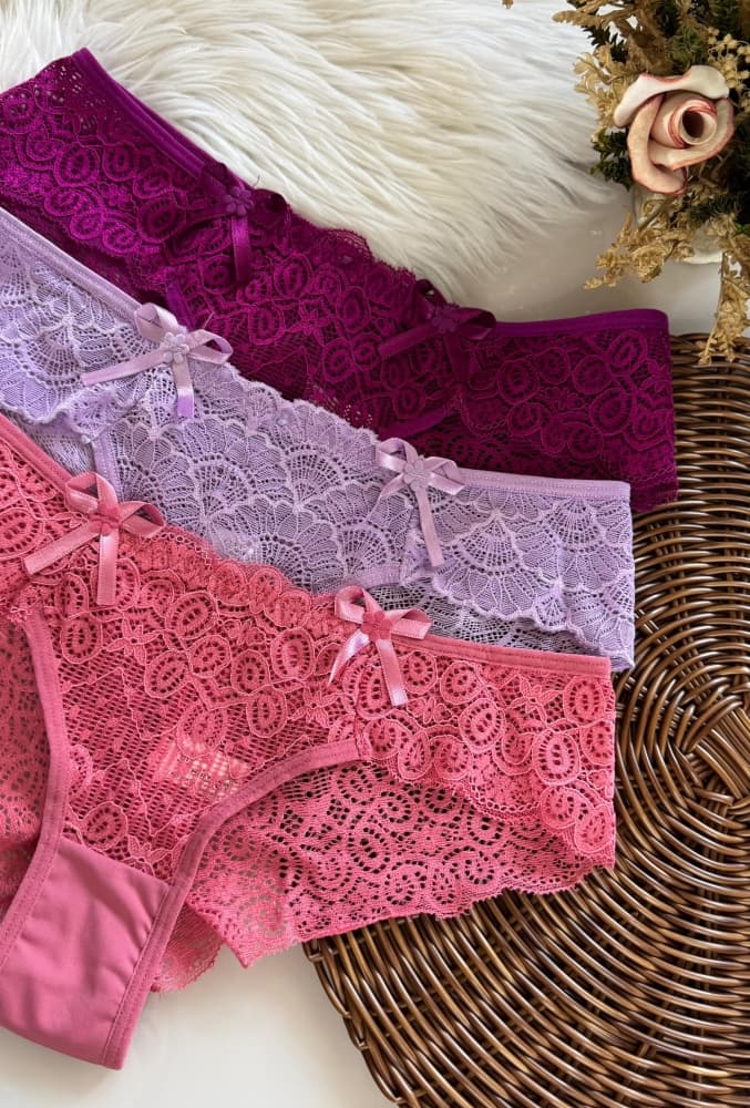 CALCINHA RENDINHA ELIANE (não é possível escolher cor - cores variadas) 1