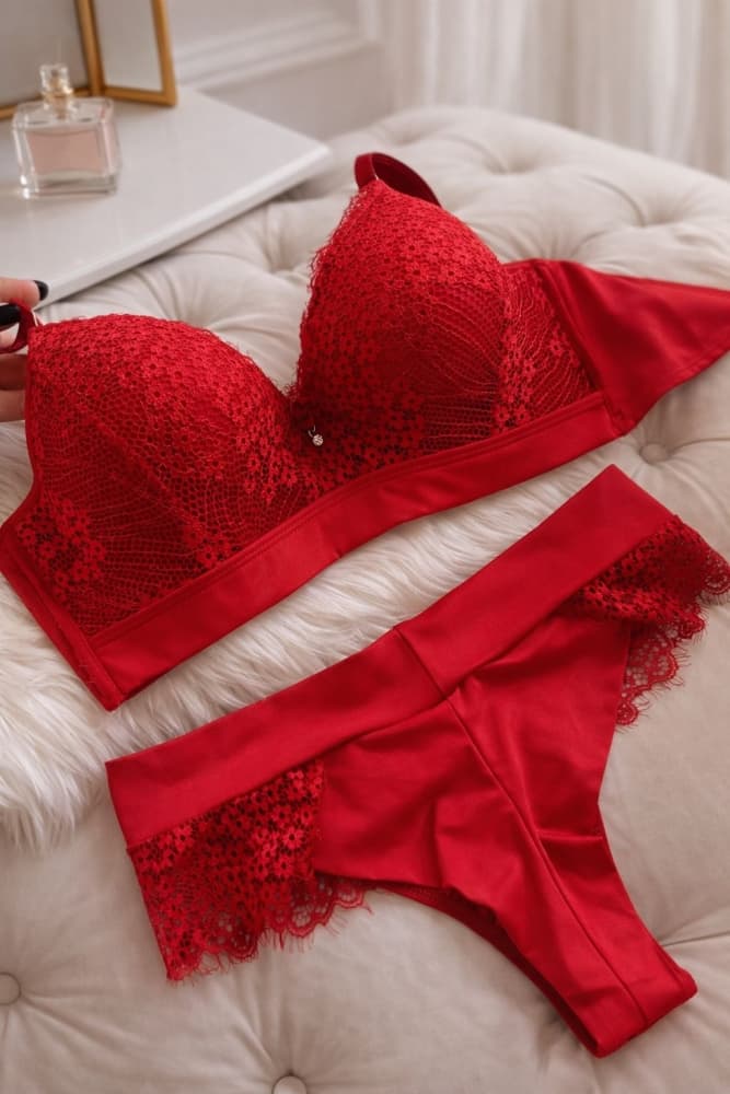 CONJUNTO C/BOJO EMANUELLI - VERMELHO
