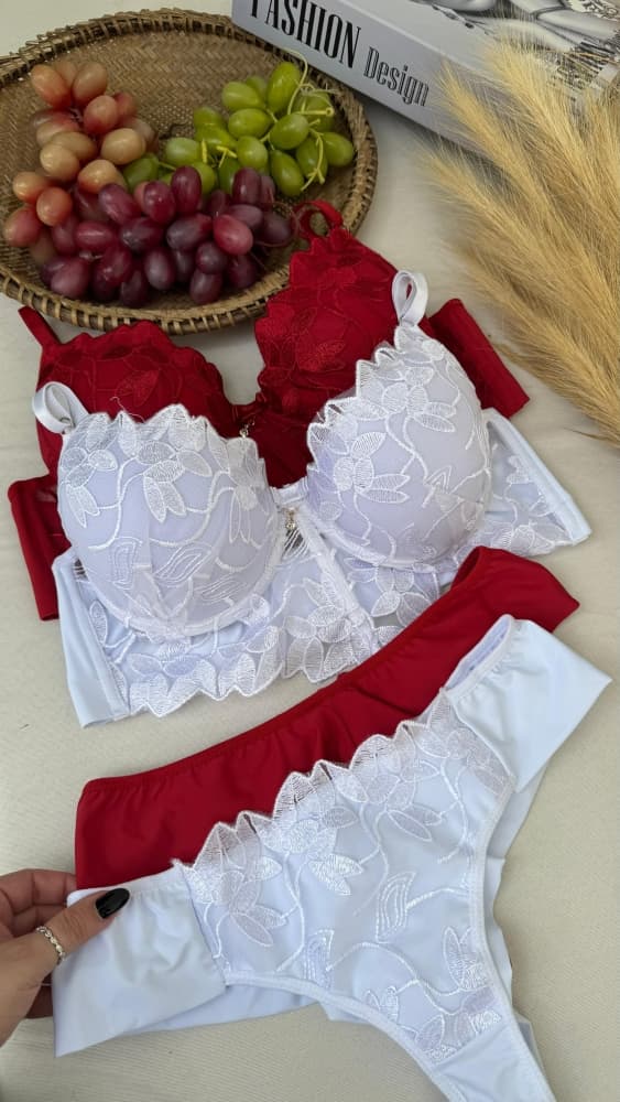 CONJUNTO SENSAÇÃO ULTRA LUXO - Branco