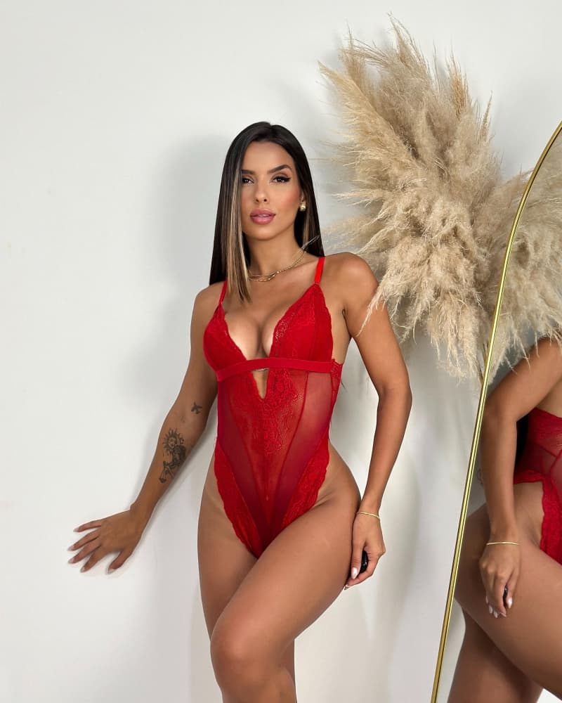 BODY S/BOJO MAYA - VERMELHO