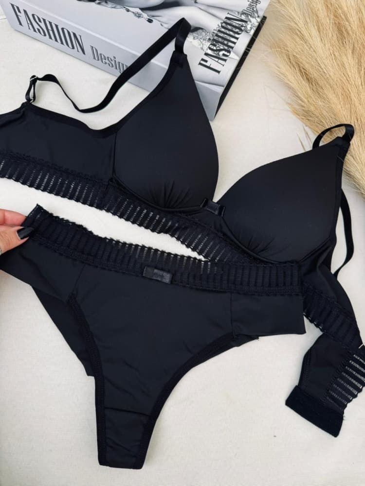 CONJUNTO C/BOJO SOFT - PRETO