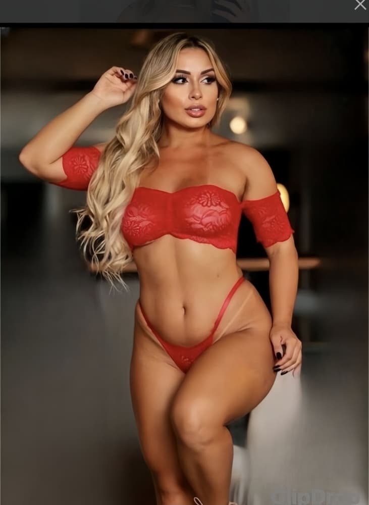 Conjunto Cropped Ciganinha - Vermelho