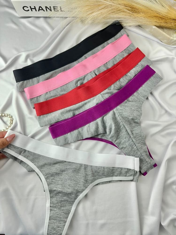 CALCINHA FIO DUPLO ALGODÃO (não é possível escolher cor - cores variadas)