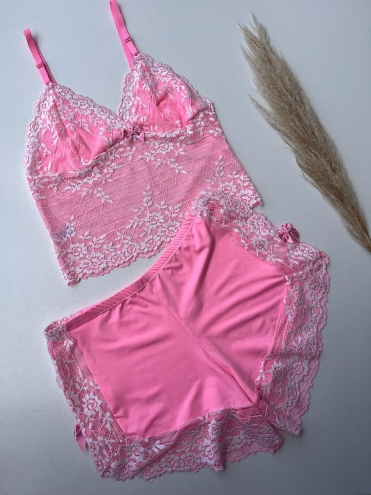 SHORT DOOL BICOLOR LAVINIA - rendas bicolor 4