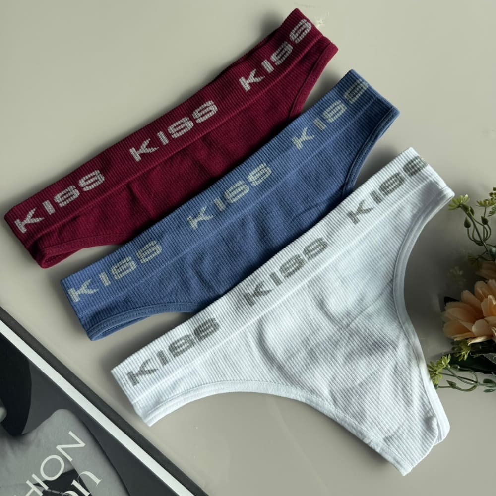 Calcinha fio canelada Kiss 3