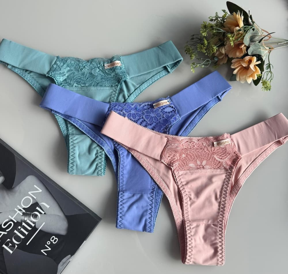 Calcinha conforto microfibra Eliane