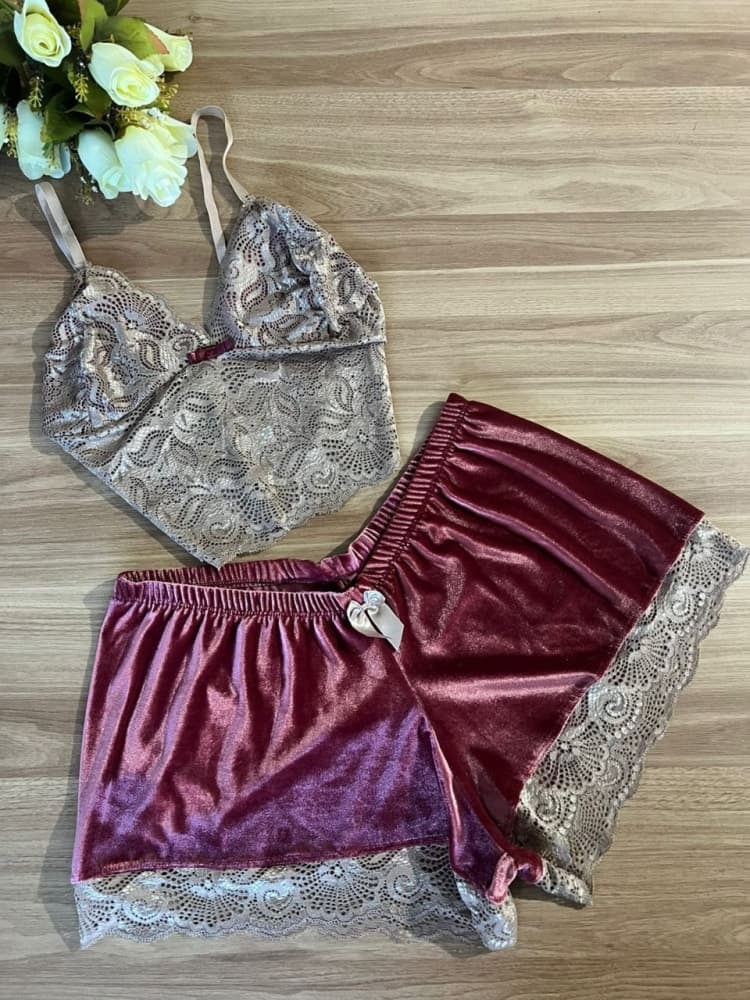 BABY DOLL VELUDO PLUS SIZE 2