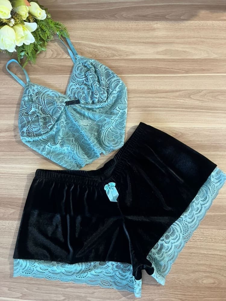 BABY DOLL VELUDO PLUS SIZE 1