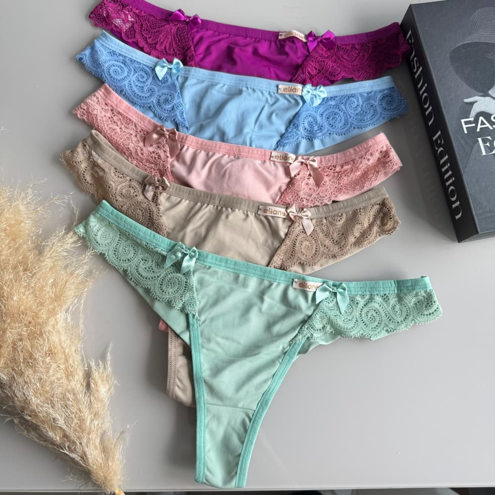 CALCINHA FIO DUPLO MICROFIBRA AGATHA 1