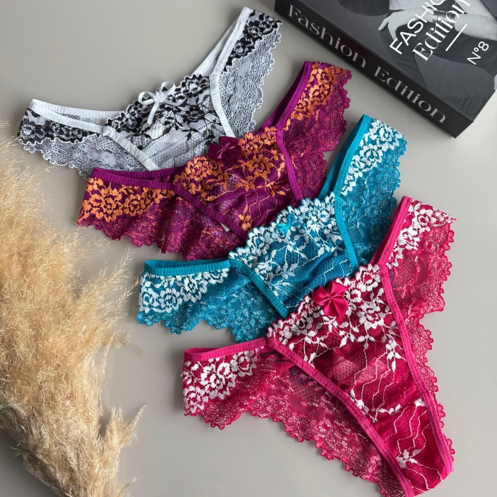 CALCINHA RENDINHA SAMANTHA (não é possível escolher cor - cores variadas) 2