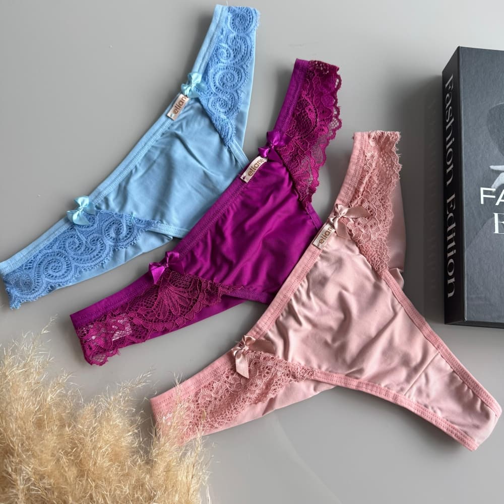 CALCINHA FIO DUPLO MICROFIBRA AGATHA