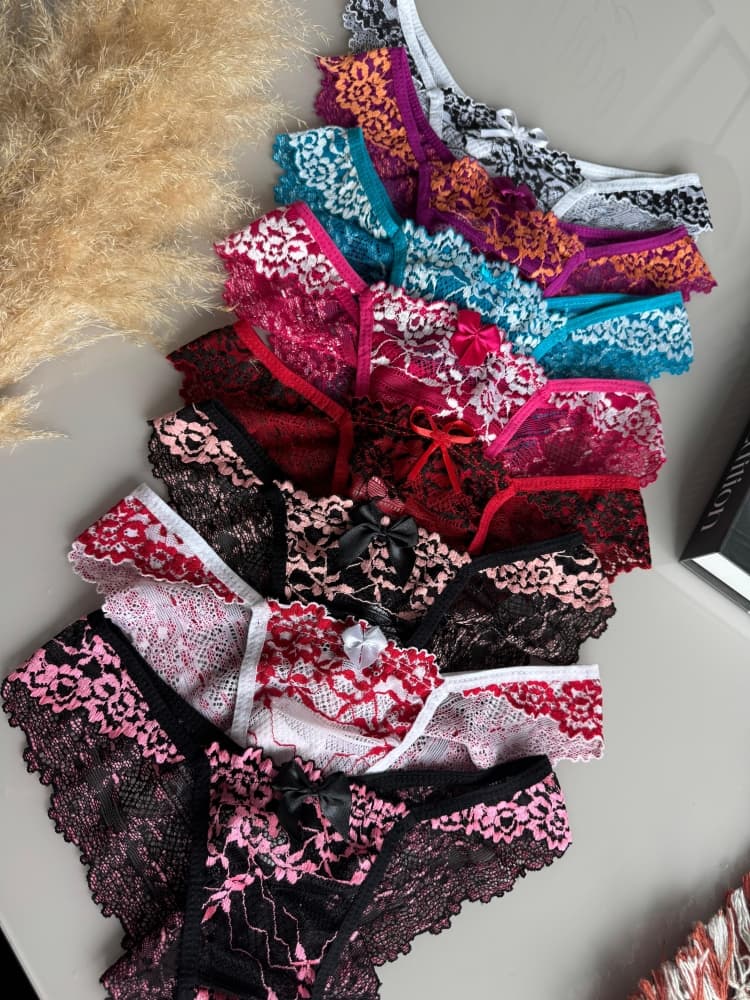 CALCINHA RENDINHA SAMANTHA (não é possível escolher cor - cores variadas) 1