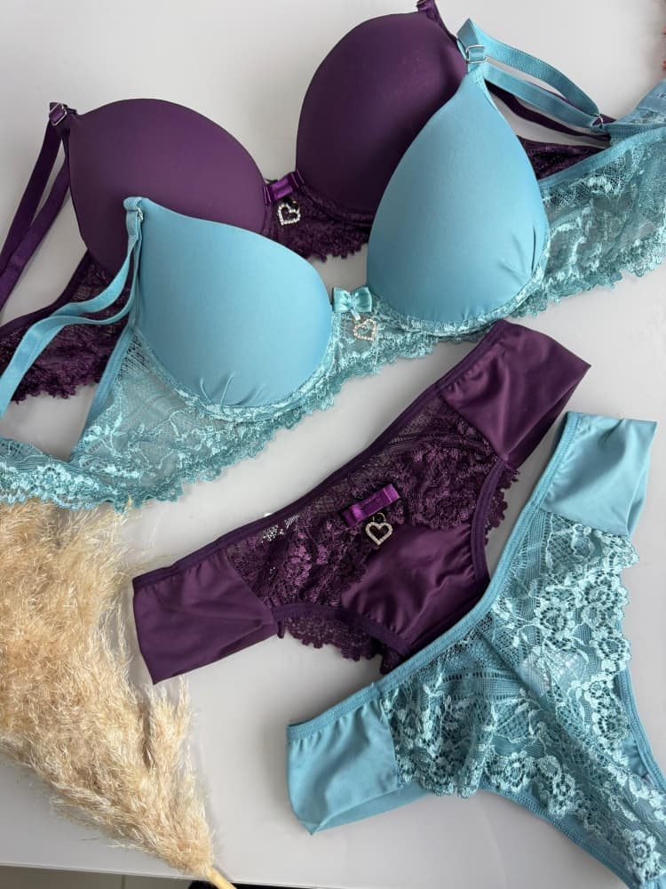 CONJUNTO PINGENTE CORAÇÃO BRIELA 1