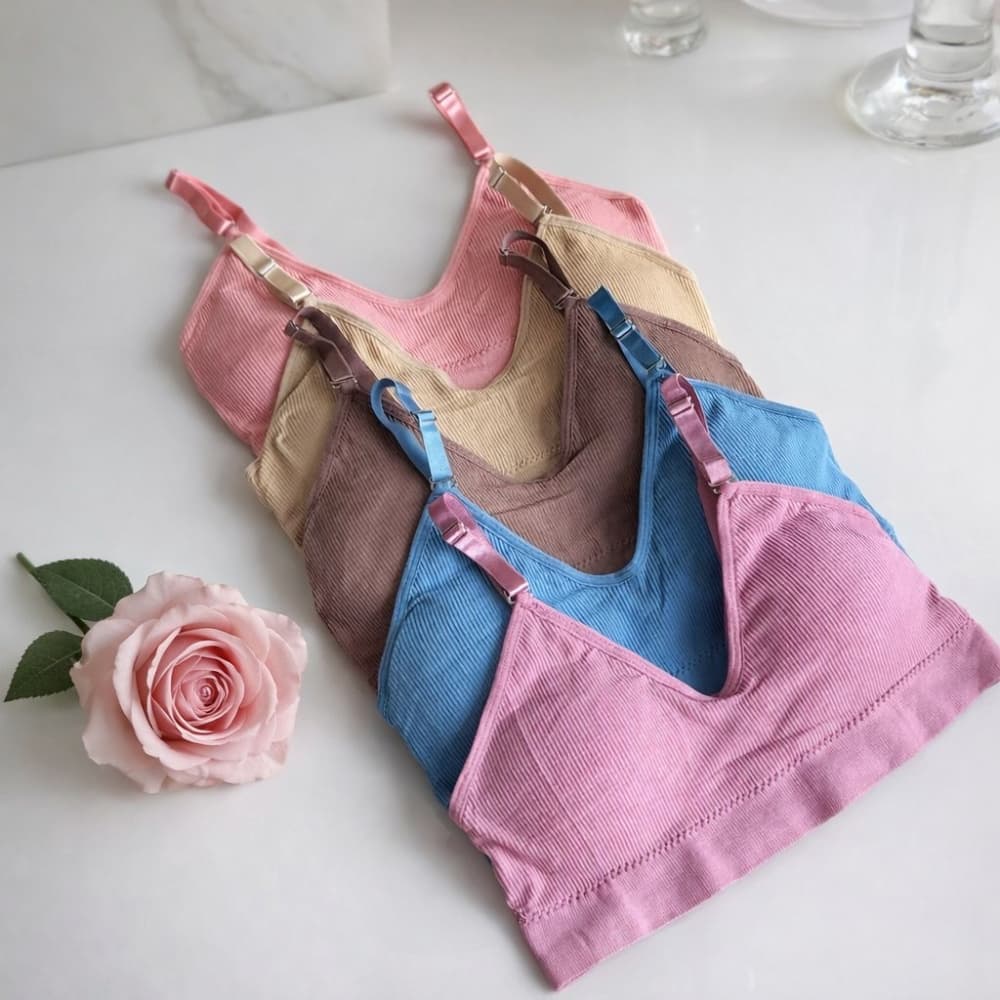 TOPPER S/COSTURA C/BOJO E ALÇA REMOVÍVEL