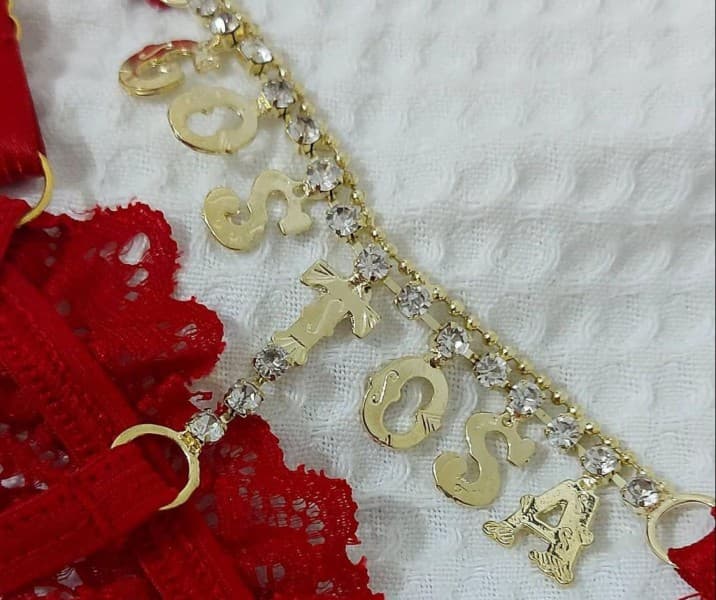 CALCINHA DE REGULAGEM - FRASES SENSUAIS (escrita atrás - strass são variados) 6