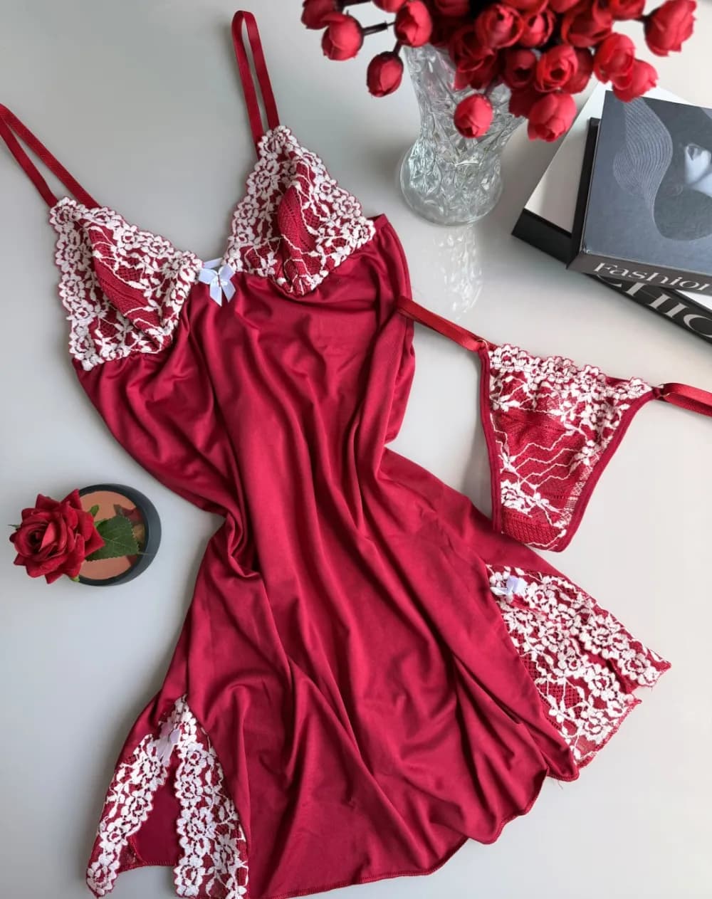 Camisola sem Bojo + Calcinha Maia, foto 5