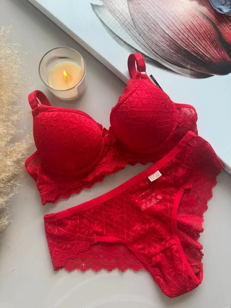 Conjunto Linda Rosa com Bojo, foto 4
