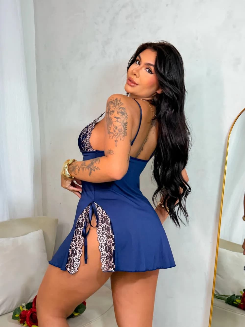 Camisola sem Bojo + Calcinha Helena, foto 3