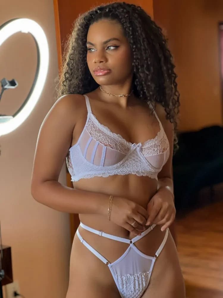 Conjunto sem Bojo Tule Sensual Andrea, foto 6