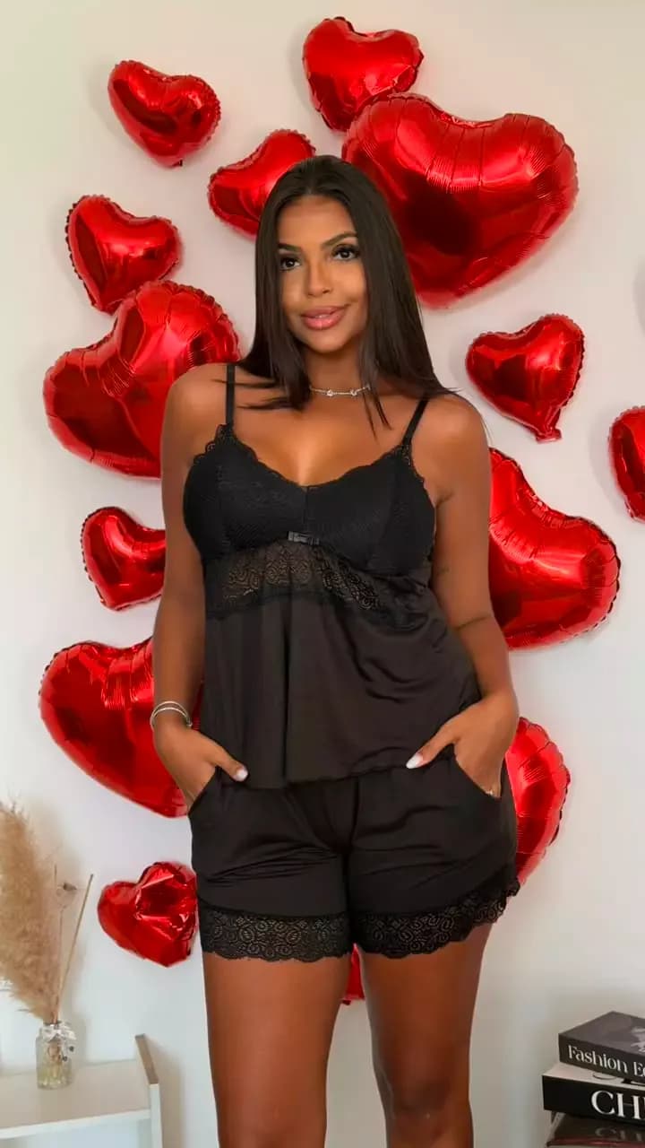 Baby Doll Suede com Bolso, foto 1