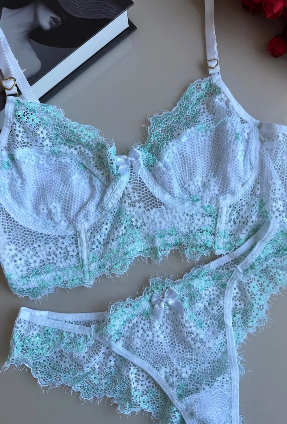 Conjunto Cropped Esther Bicolor, foto 3