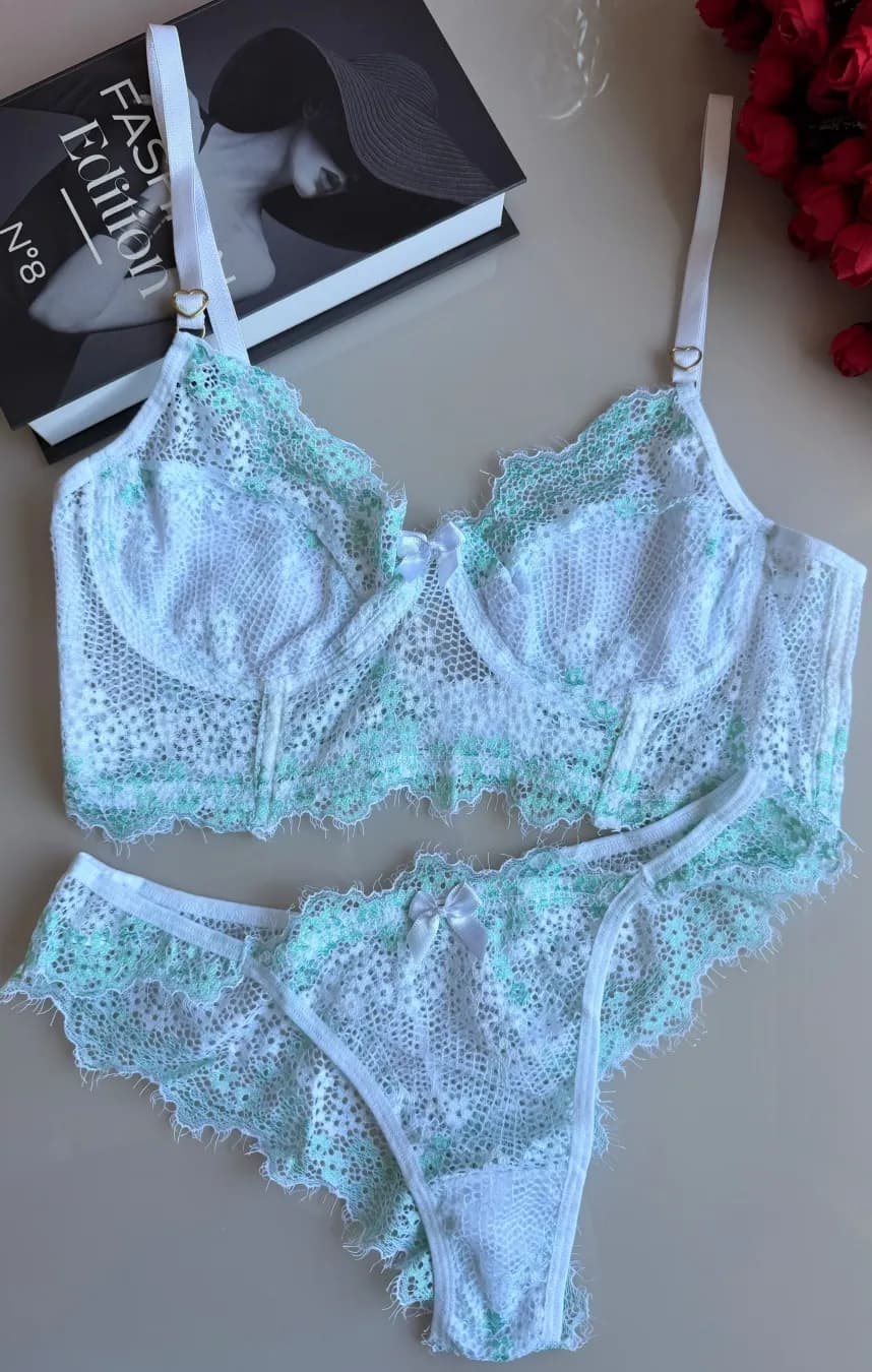Conjunto Cropped Esther Bicolor, foto 4
