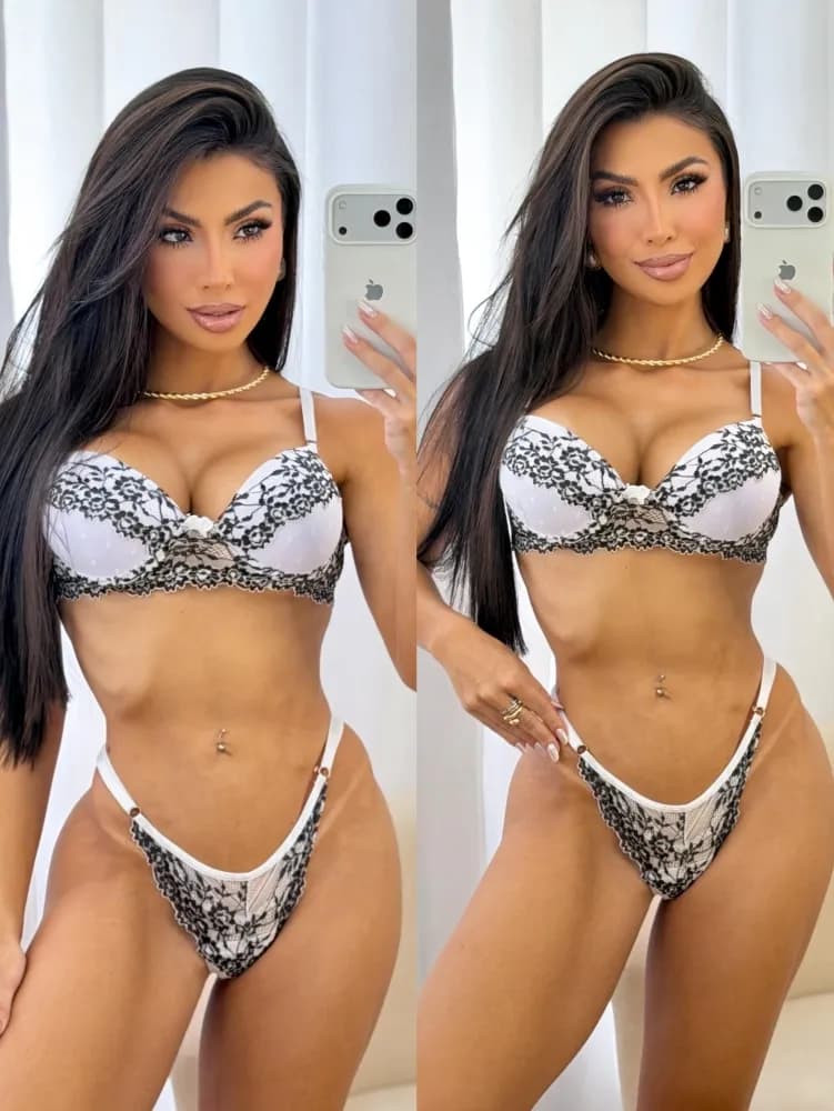 Conjunto com Bojo Tule Poá Tatiana, foto 4