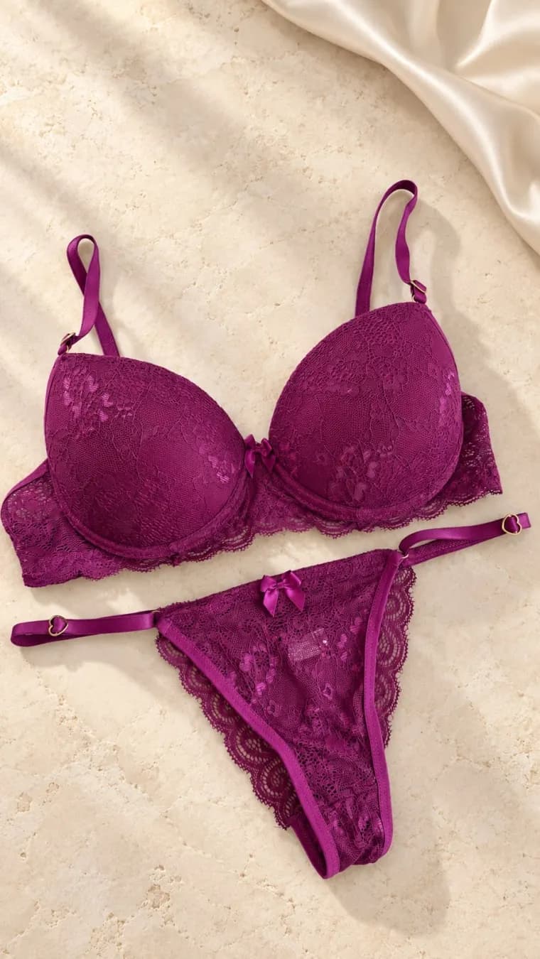 Conjunto com Bojo Rendado Marilia, foto 7