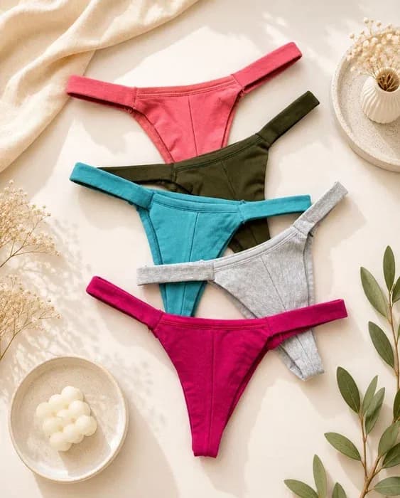 Calccinha Biquini Cotton Nao E Possivel Escolher Cores 4
