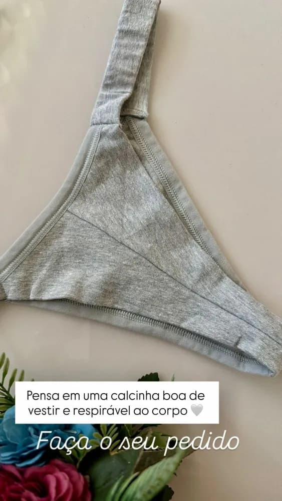 Calccinha Biquini Cotton Nao E Possivel Escolher Cores 3