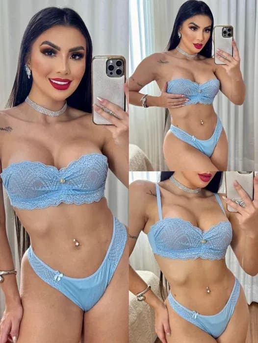 Conjunto Tomara Que Caia Alcinha Ultra Luxo Briela Bb 2