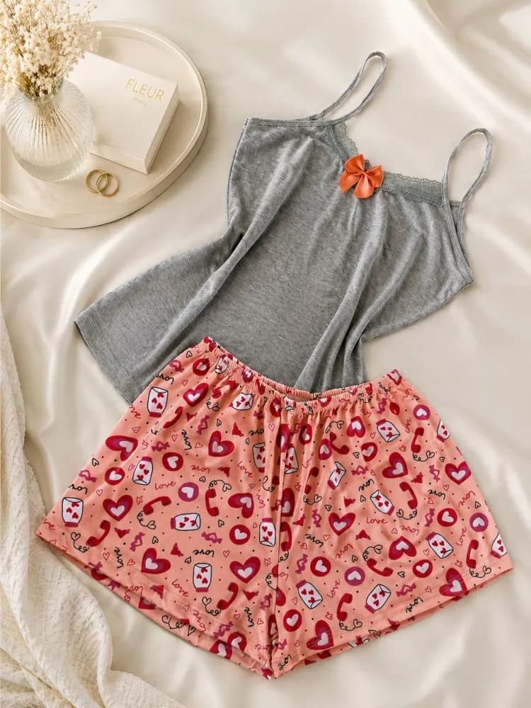 Baby Doll Poliester Luna Short Love