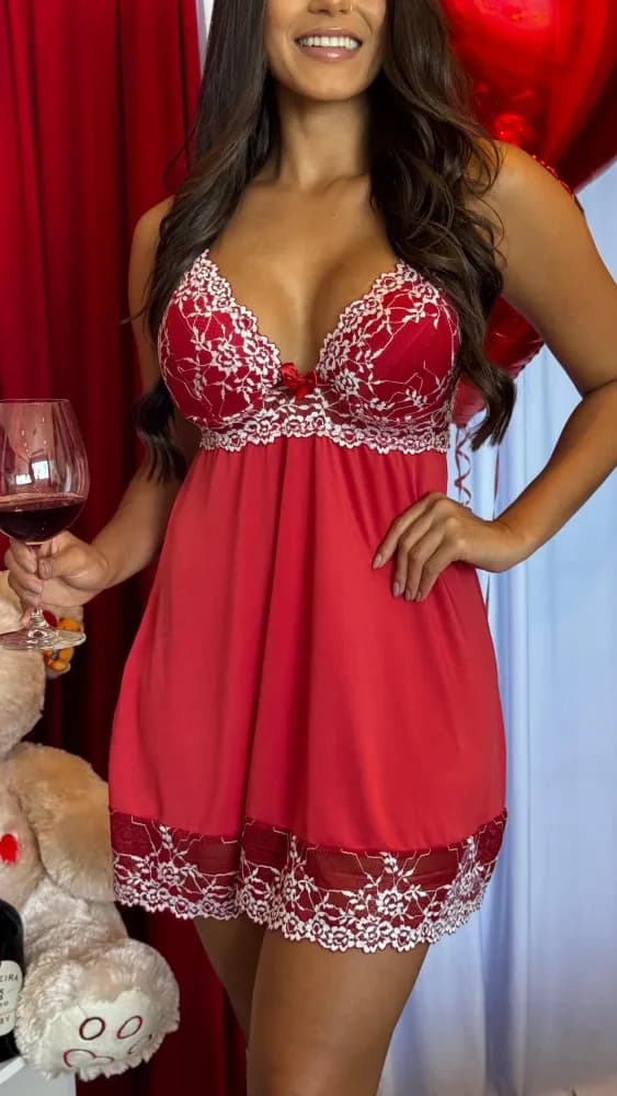 Camisola Microfibra C Bojo Viviane Rendas 20
